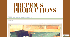 Desktop Screenshot of preciousproductions.tv
